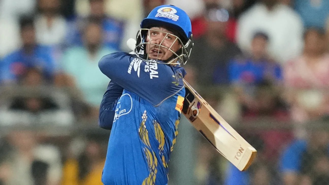 IPL 2026 – MI’s Quinton de Kock, Raj Bawa ruled out due to injury