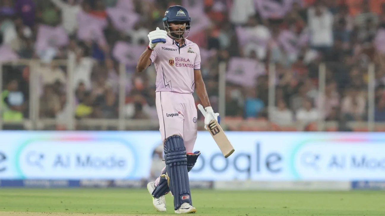 IPL 2026 – GT vs SRH – Orange and Purple Cap race – B Sai Sudharsan and Kagiso Rabada rise to No. 2