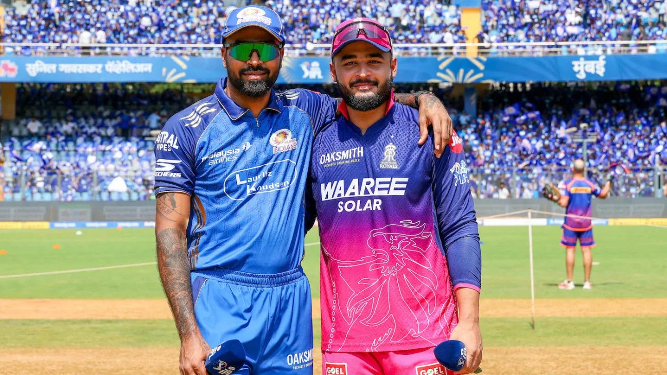 MI vs RR, IPL 2026 – Mumbai Indians bowl and rest Jasprit Bumrah; Riyan Parag, Ravindra Jadeja back for Rajasthan Royals