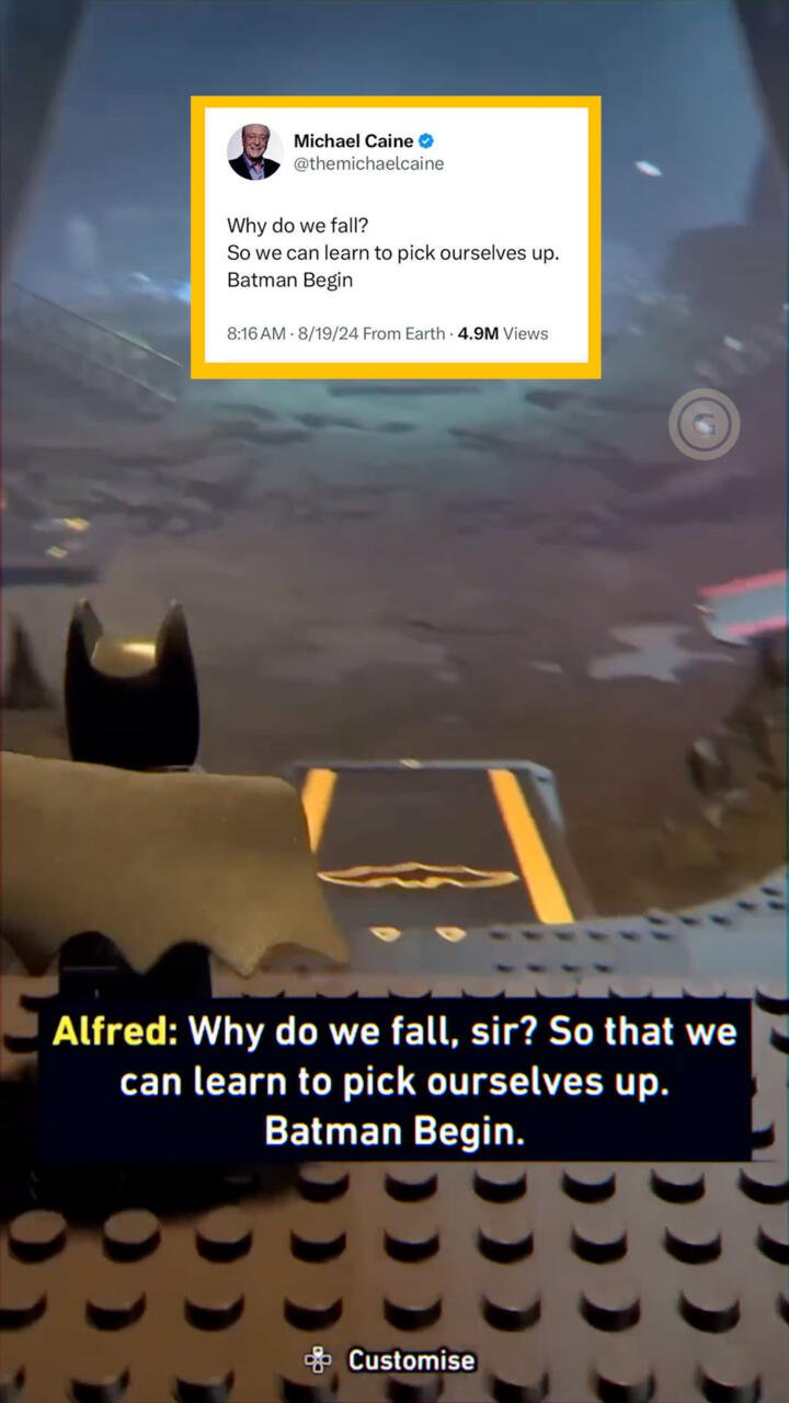 Lego Batman: Legacy Of The Dark Knight Includes Goofy Michael Caine Tweet Reference