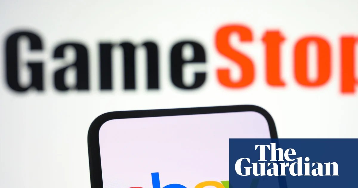 GameStop shares fall 10% after CEO skirts questions over eBay acquisition details | eBay