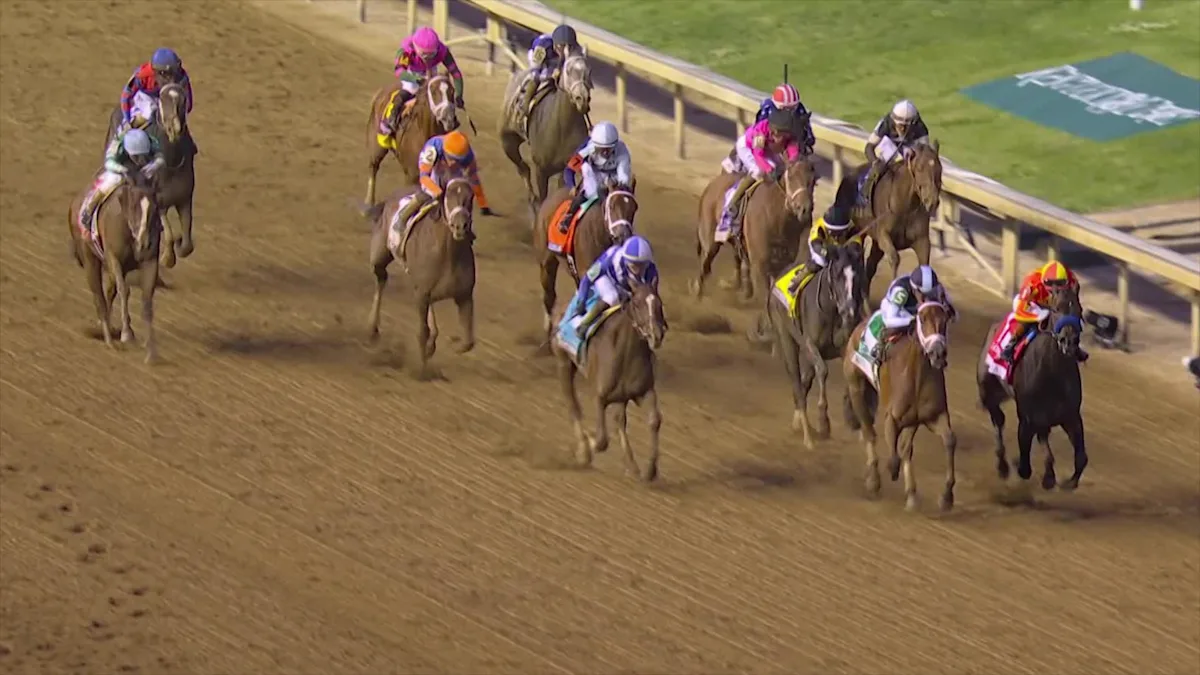 Always a Runner wins the 152nd Kentucky Oaks, the first to run under the lights in prime time