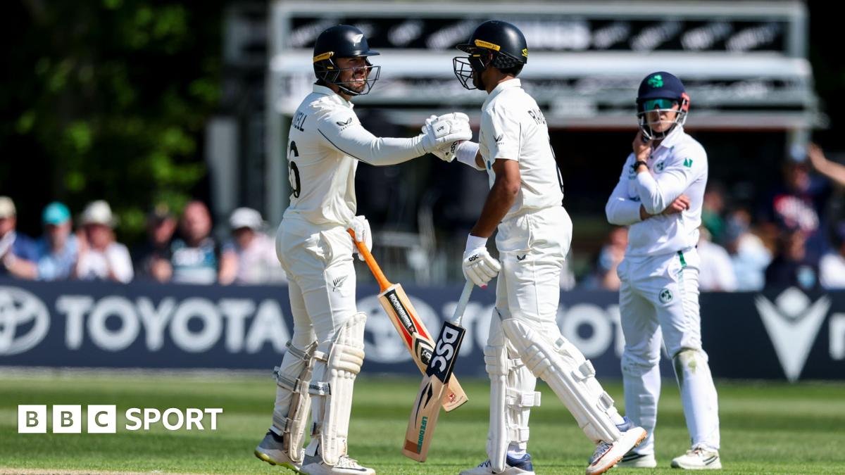 Ireland v New Zealand: New Zealand pair lead fightback against Ireland at Stormont