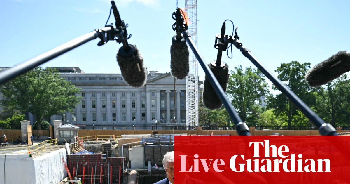 Republicans could abandon $1bn proposal for Trump’s ballroom – US politics live | US news
