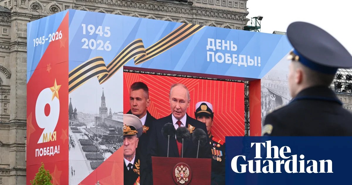 Russia will always be victorious, says Putin at scaled-back Victory Day parade | Vladimir Putin