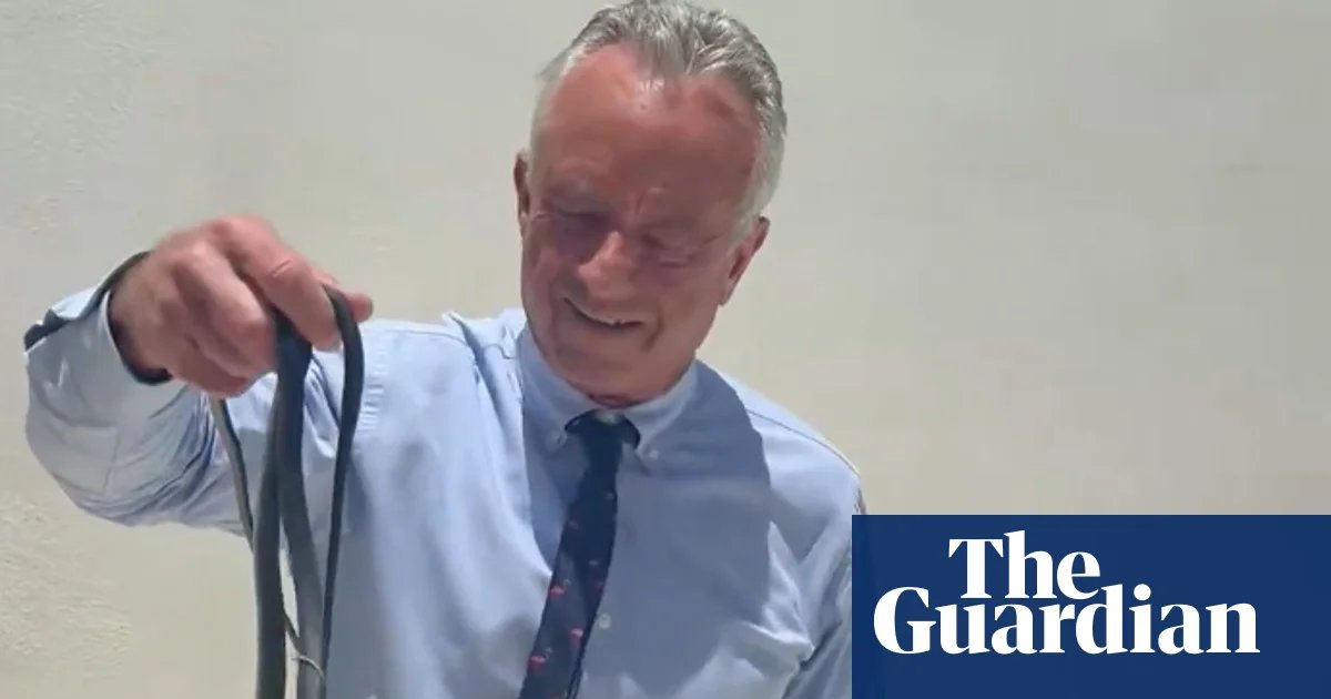 Another day in Florida: RFK Jr posts video of him wrestling two snakes | Robert F Kennedy Jr