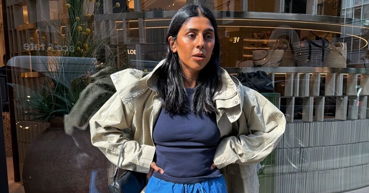 Suddenly, Fashion People Are Wearing Cobalt Blue Trousers With Everything