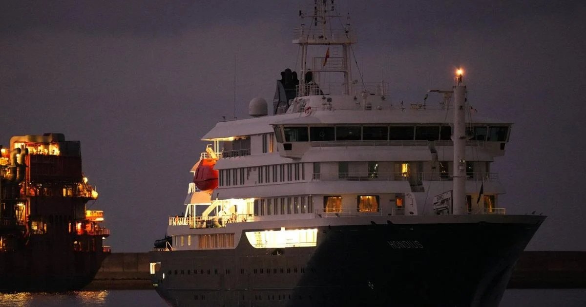 Hantavirus-stricken cruise ship arrives at Tenerife in Spain’s Canary Islands