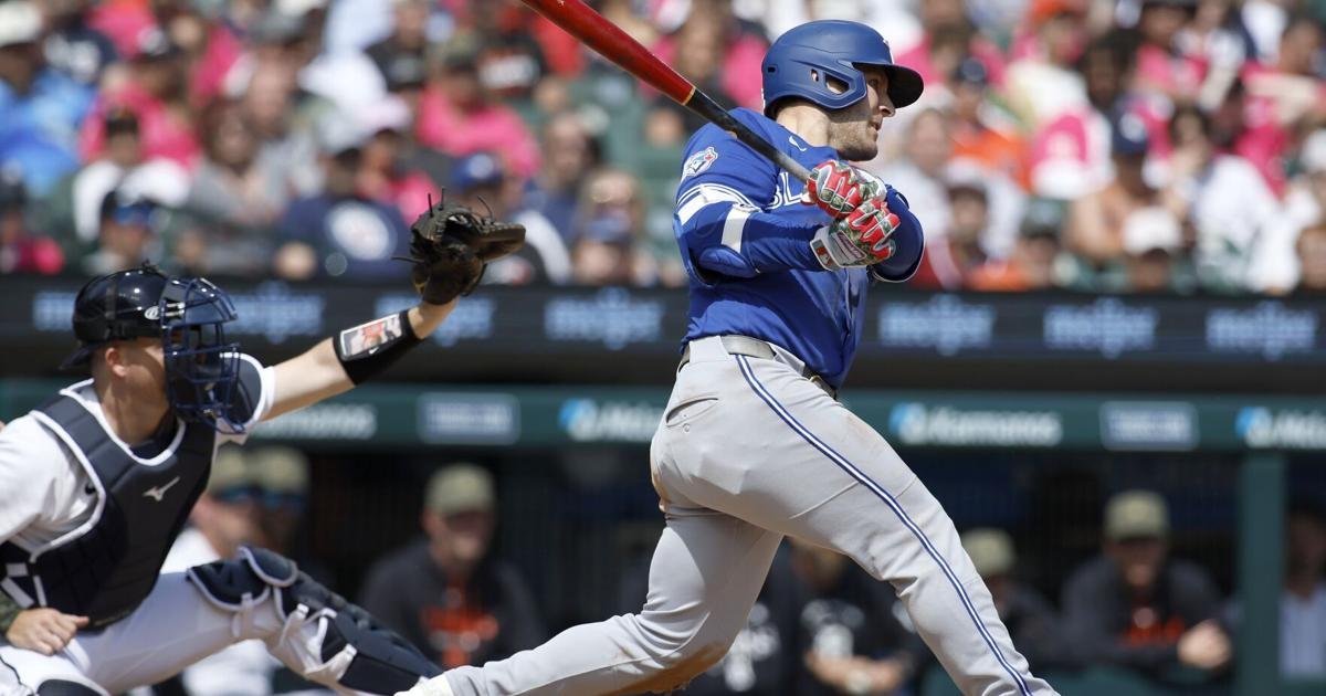 Blue Jays vs. Tigers: Daulton Varsho bails out ice-cold Toronto offence