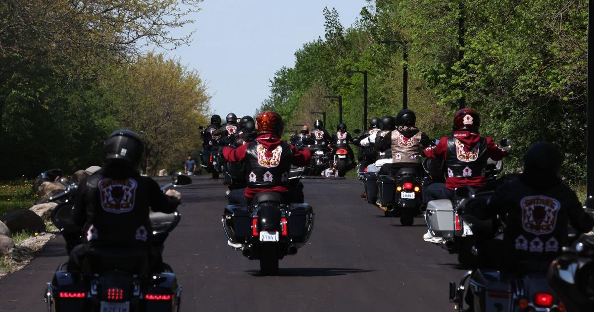 Bikers form procession for man shot dead in Vaughan: ‘I rode with him as a Hells Angel and now I’m burying him as a Satan’s Choice’