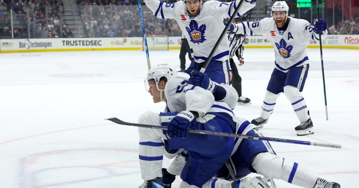 Late Easton Cowan goal sends Toronto Marlies to AHL final four