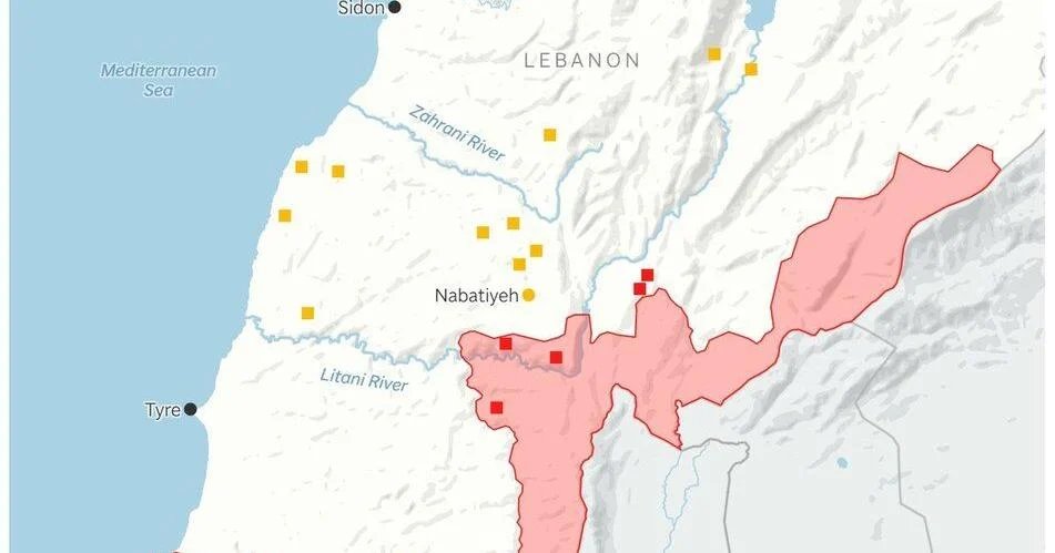 Israeli strikes reportedly pound near Lebanese castle