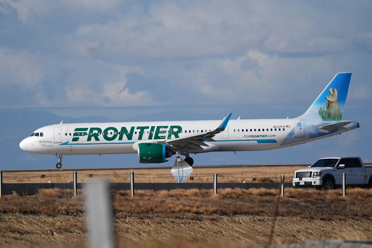 Pedestrian dies after being hit by Frontier Airlines plane that was taking off at Denver airport