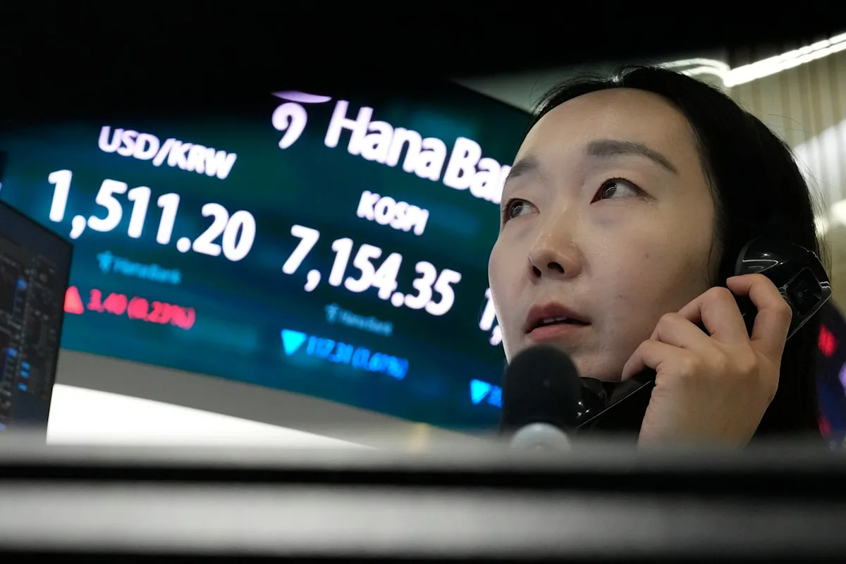 Asian shares track Wall Street’s retreat as bond markets crank up the pressure