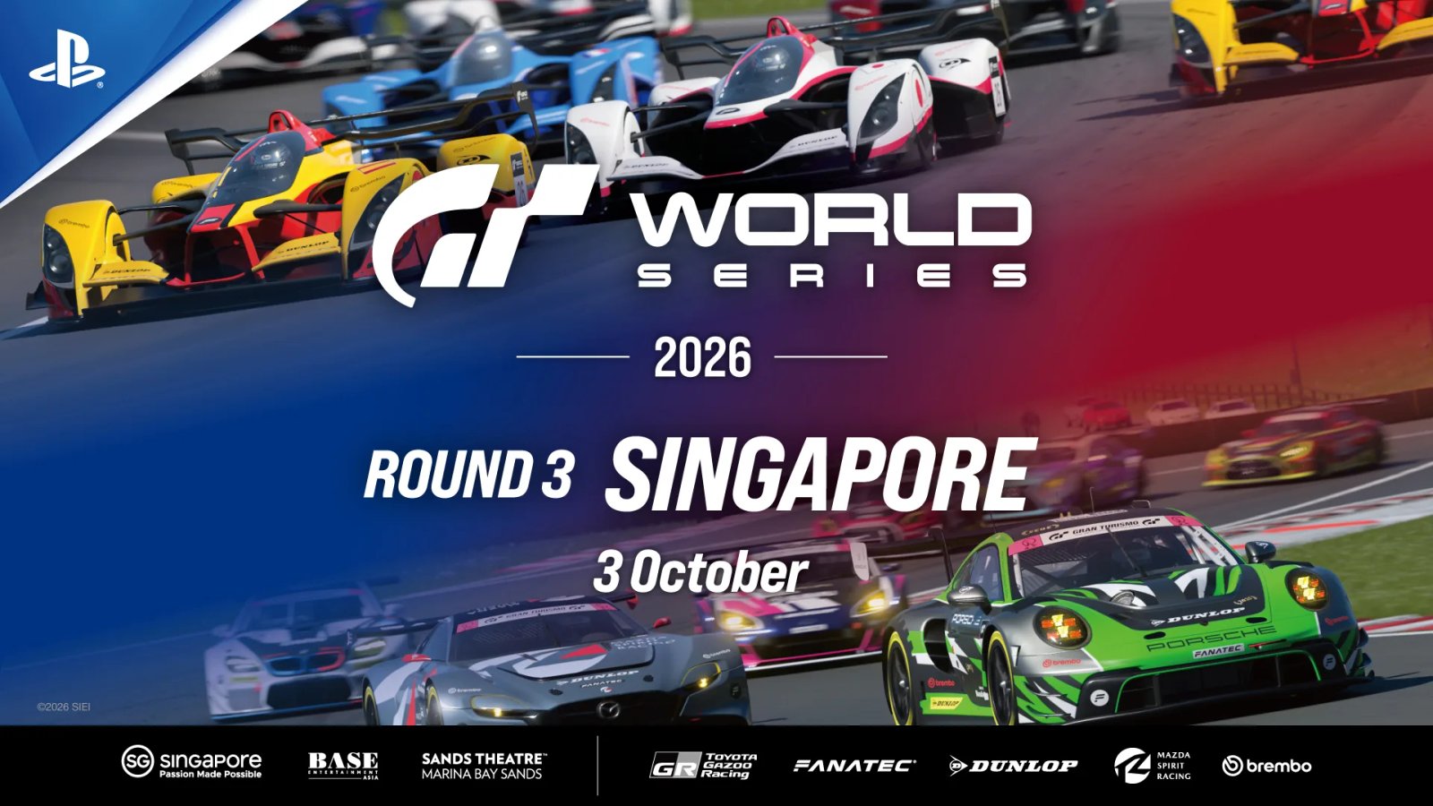 (For Southeast Asia) Singapore’s Sands Theatre to host first Gran Turismo World Series event in Southeast Asia on Saturday, 3 October