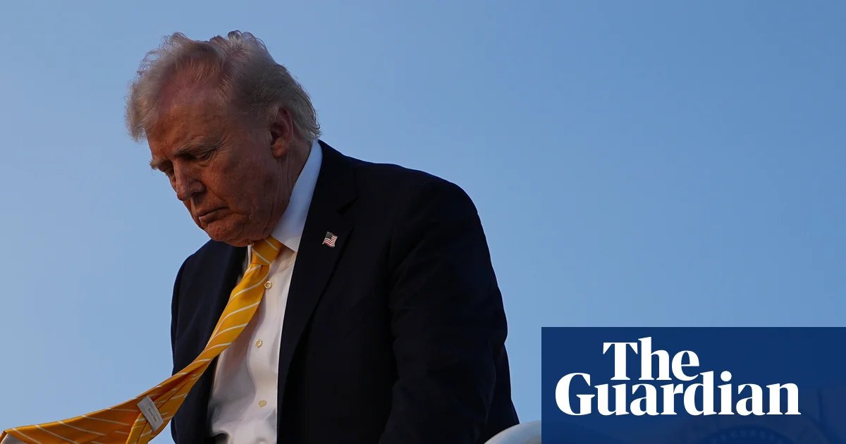 Trump’s disapproval rating hits record high, new poll shows | Donald Trump