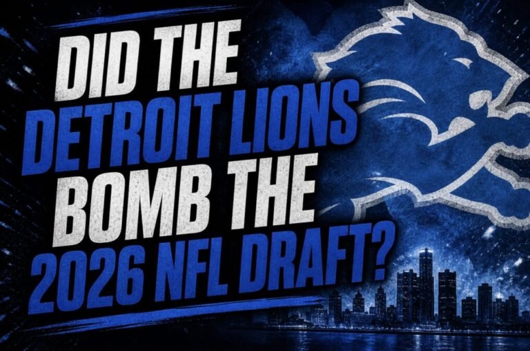 Did the Detroit Lions Bomb the Draft? GPA Tells One Story