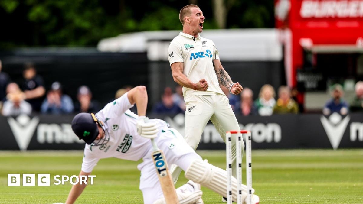 Ireland v New Zealand: Tourists easily beat Ireland in one-off Test