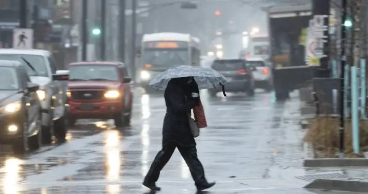 Maritimes set for wet start to workweek with heavy rain, possible snow forecast