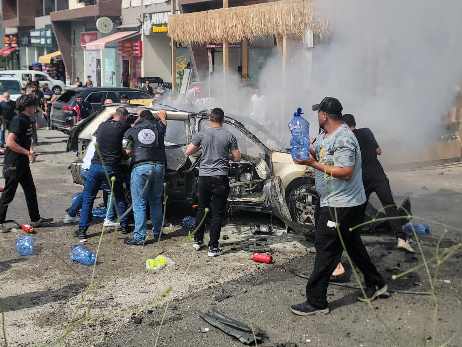 At least eight killed in Israeli drone strikes on Lebanon highway | Israel attacks Lebanon News