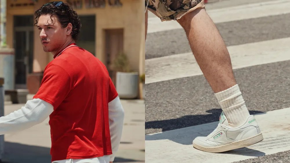 ‘Off Campus’ Star Belmont Cameli Laces Up a Classic Reebok in L.A.