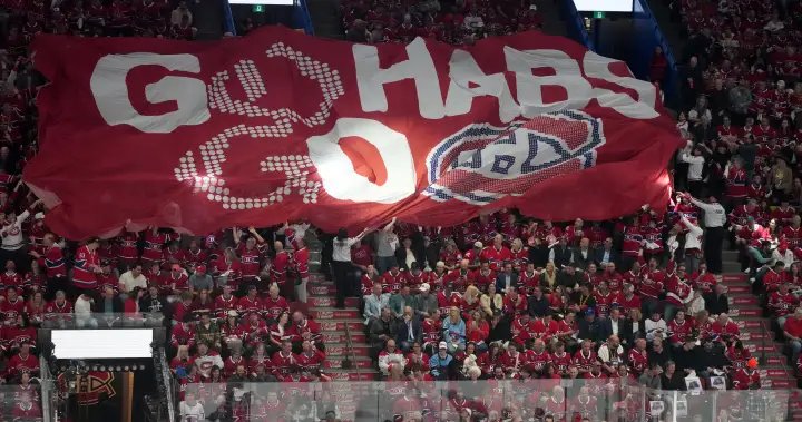 Montreal fans briefly carry U.S. anthem after mic fails before Canadiens playoff game – Montreal