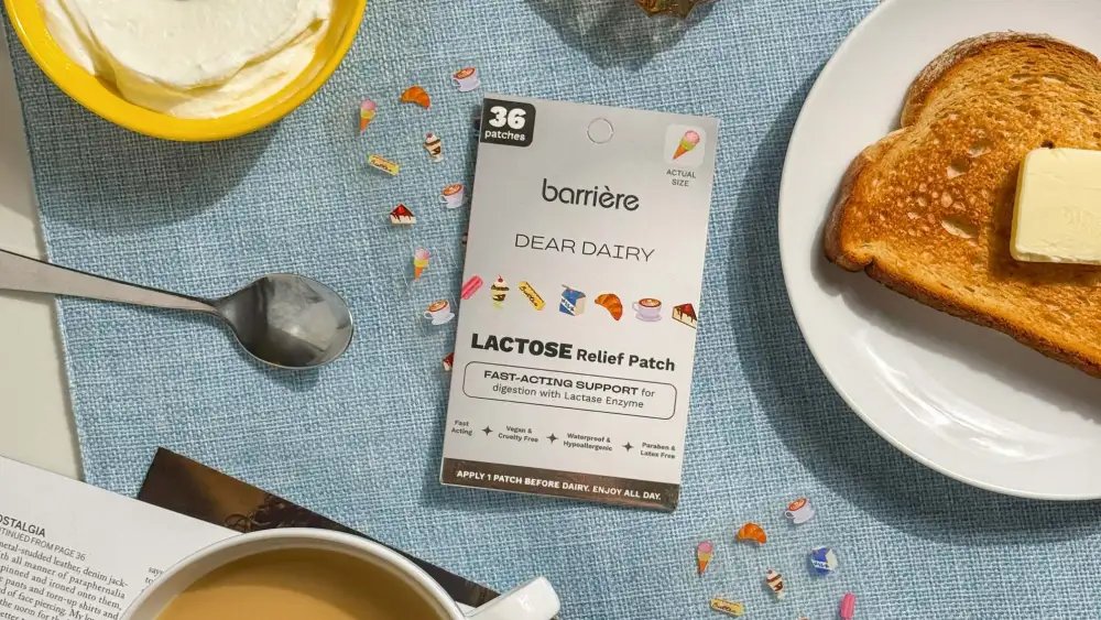 Barrière Launches Lactose Intolerance Patch to Rival Lactaid