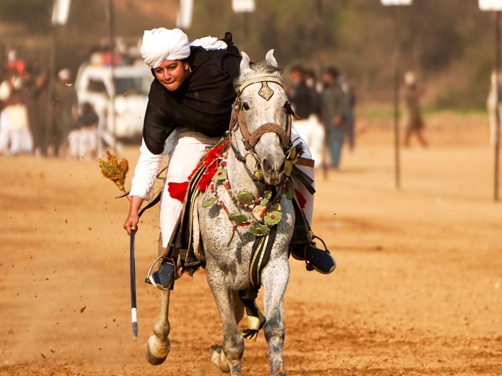 ‘Want equal respect’: Pakistan’s females galloping to glory in tent pegging | Women News