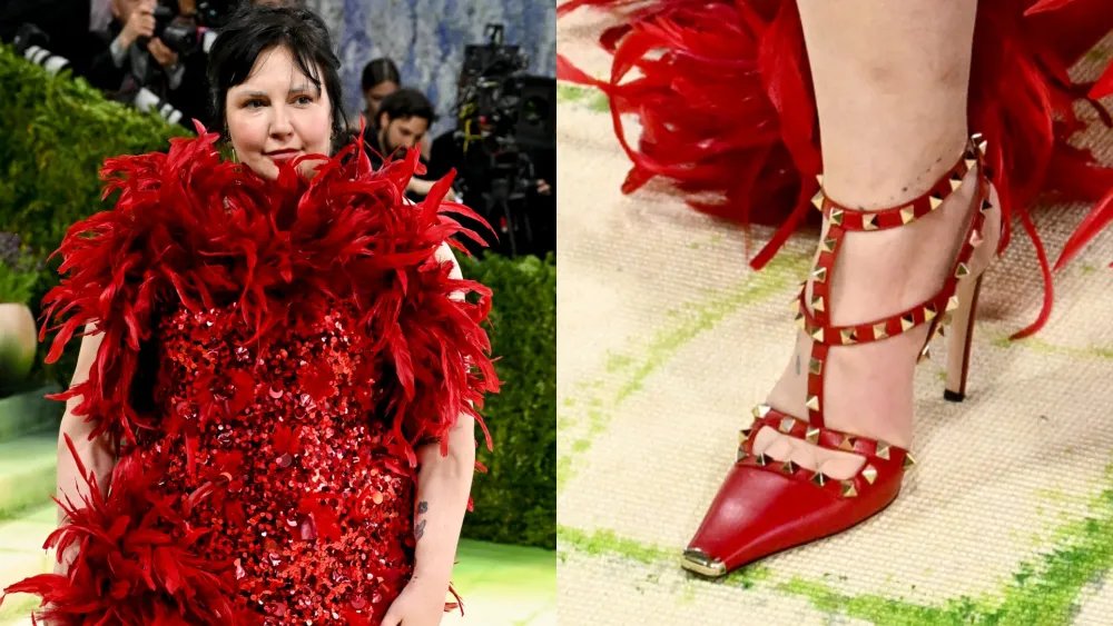 Lena Dunham Takes Valentino Rockstuds to Met Gala 2026