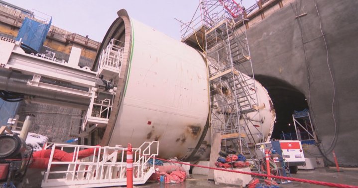 Massive tunnel-boring machine begins drilling Montreal’s blue line metro extension – Montreal