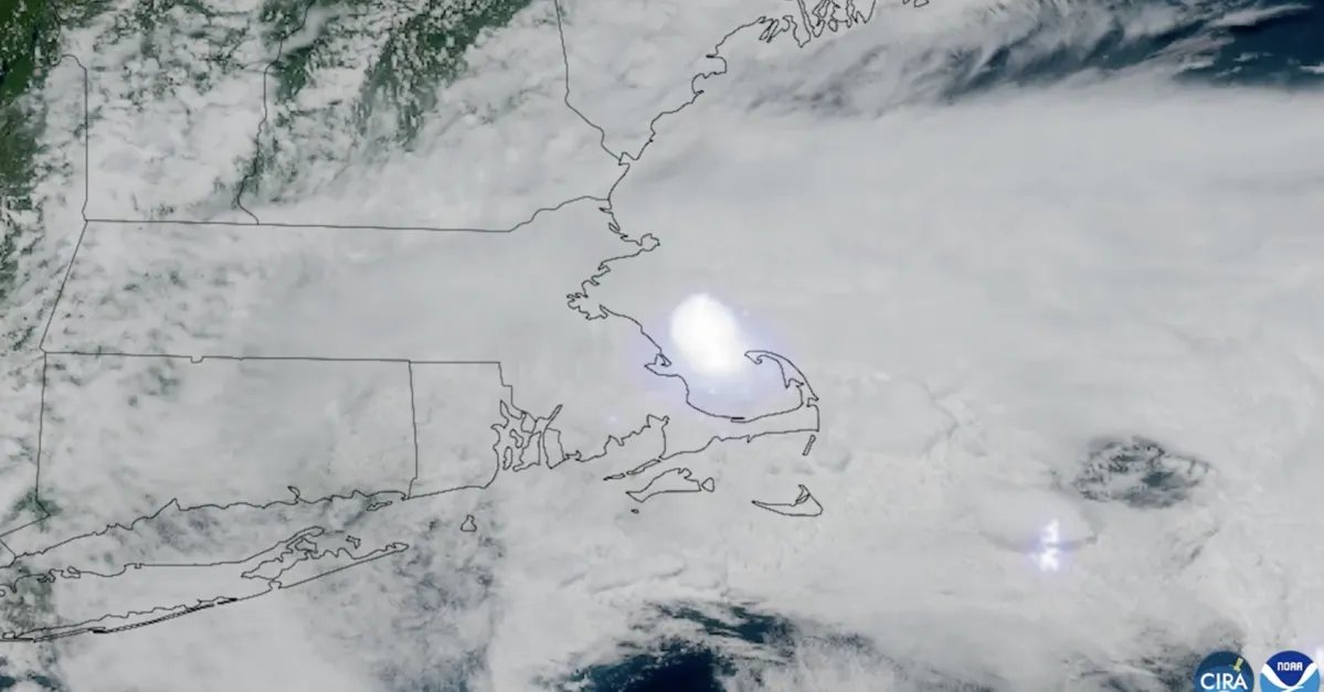 A meteor exploded off the coast of Boston