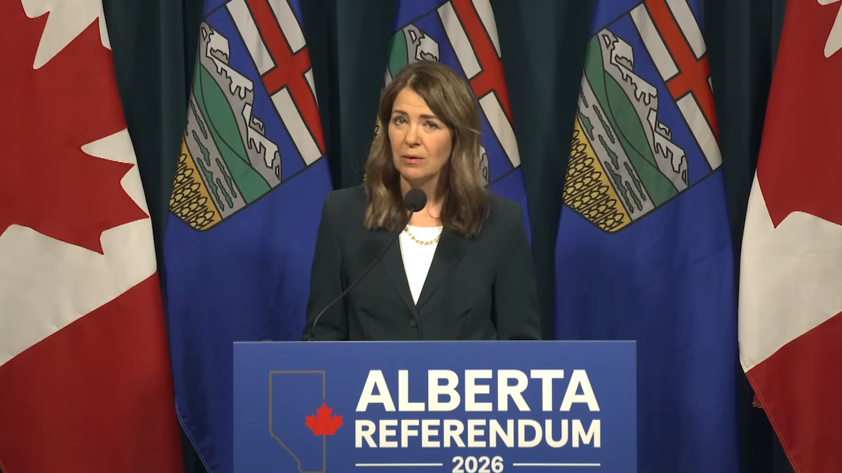 Danielle Smith vows to do everything humanly possible to keep Alberta in Canada – over and over and over again