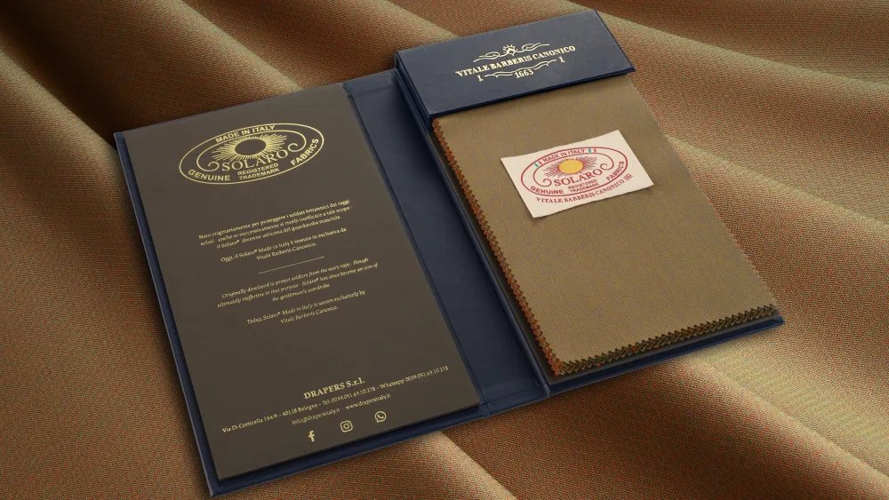 Vitale Barberis Canonico to Craft Italian Harrisons Solaro Fabric