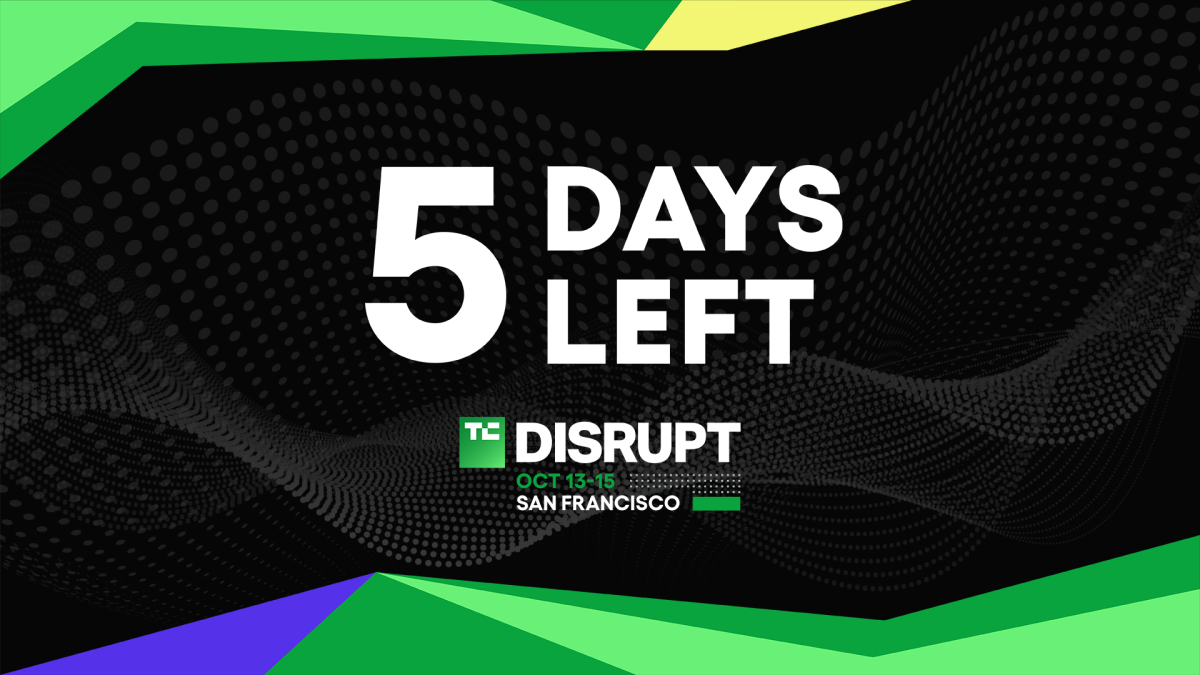 5 days left: Save up to $410 on Disrupt 2026 passes