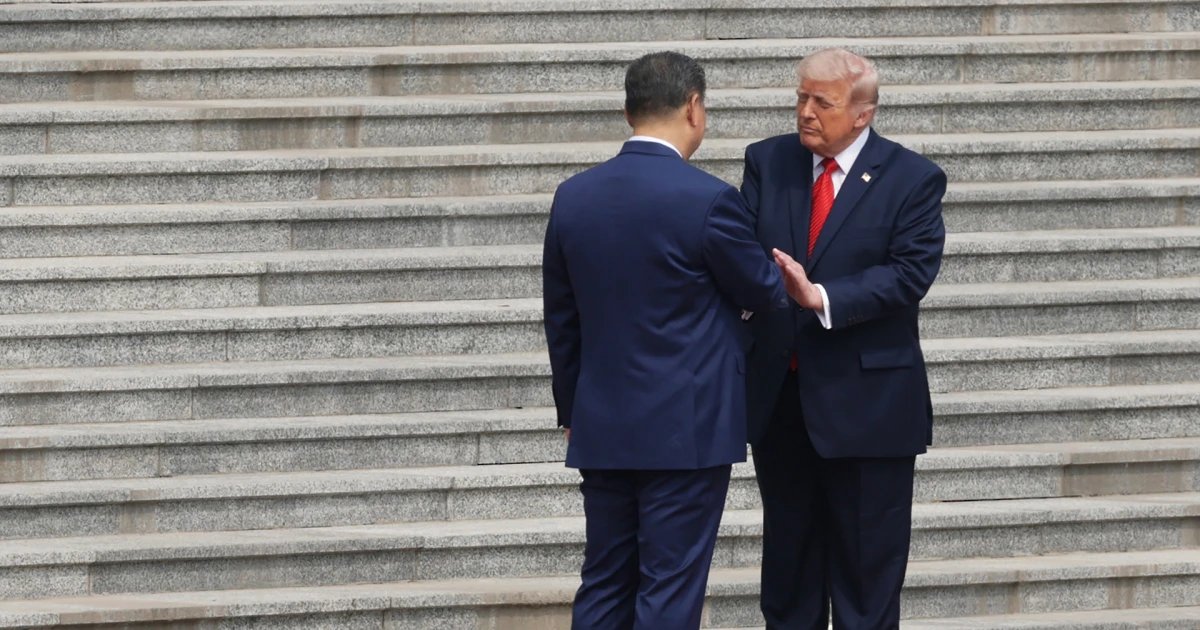Trump shakes hands with Xi at start of historic U.S.-China summit