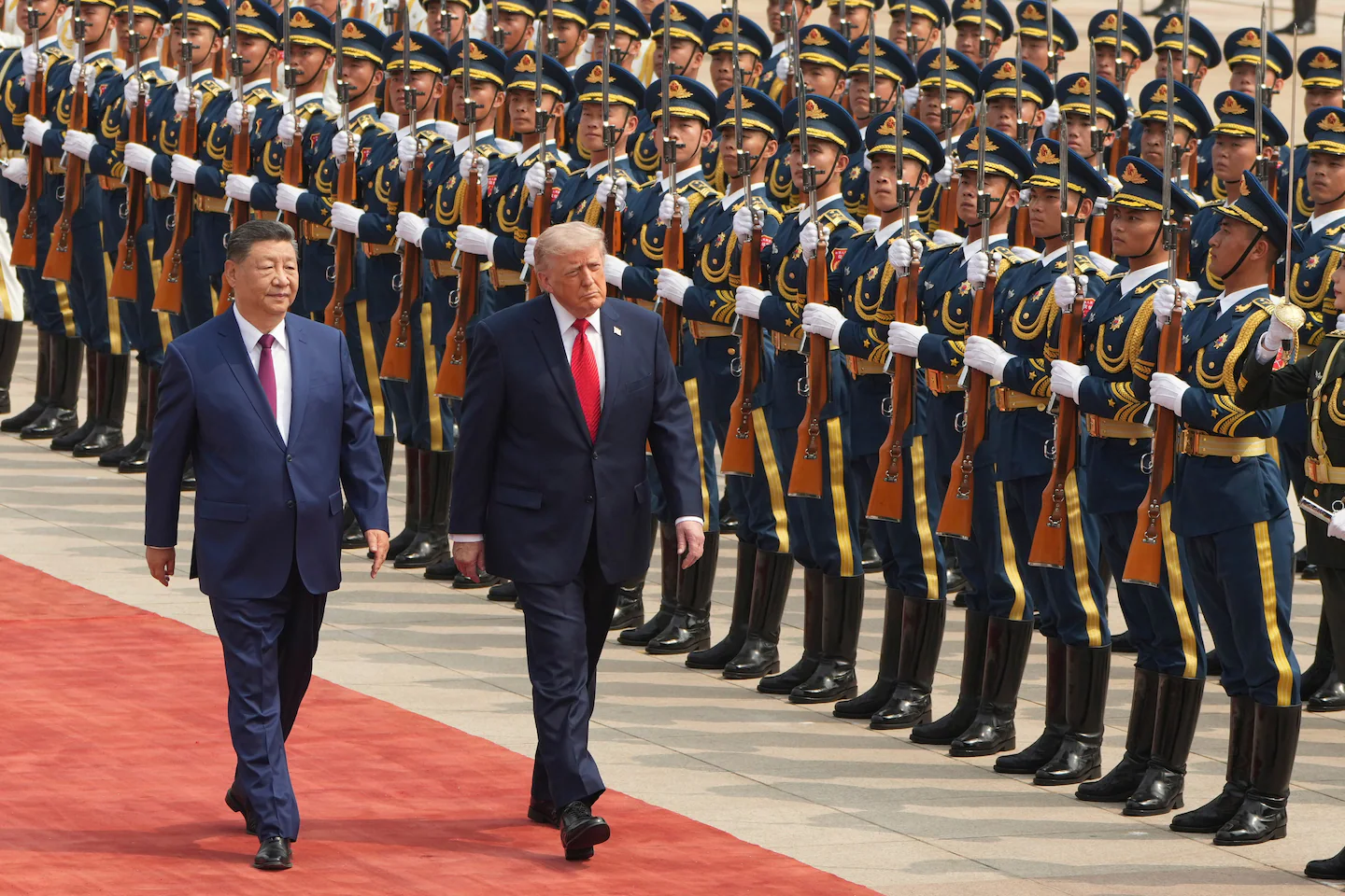 Trump and China’s Xi hold opening session of two-day summit