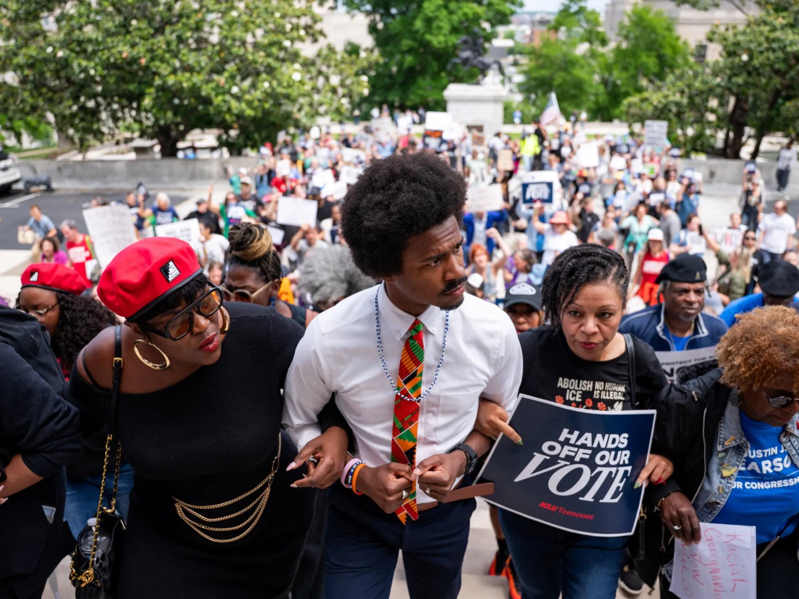Protesters rally in Louisiana and Tennessee against redistricting | Elections