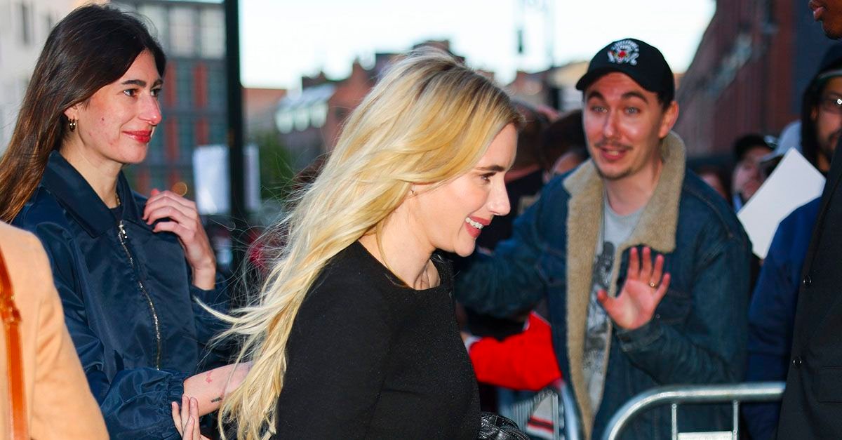 Emma Roberts Wore a French-Girl Denim Trend With a Blazer