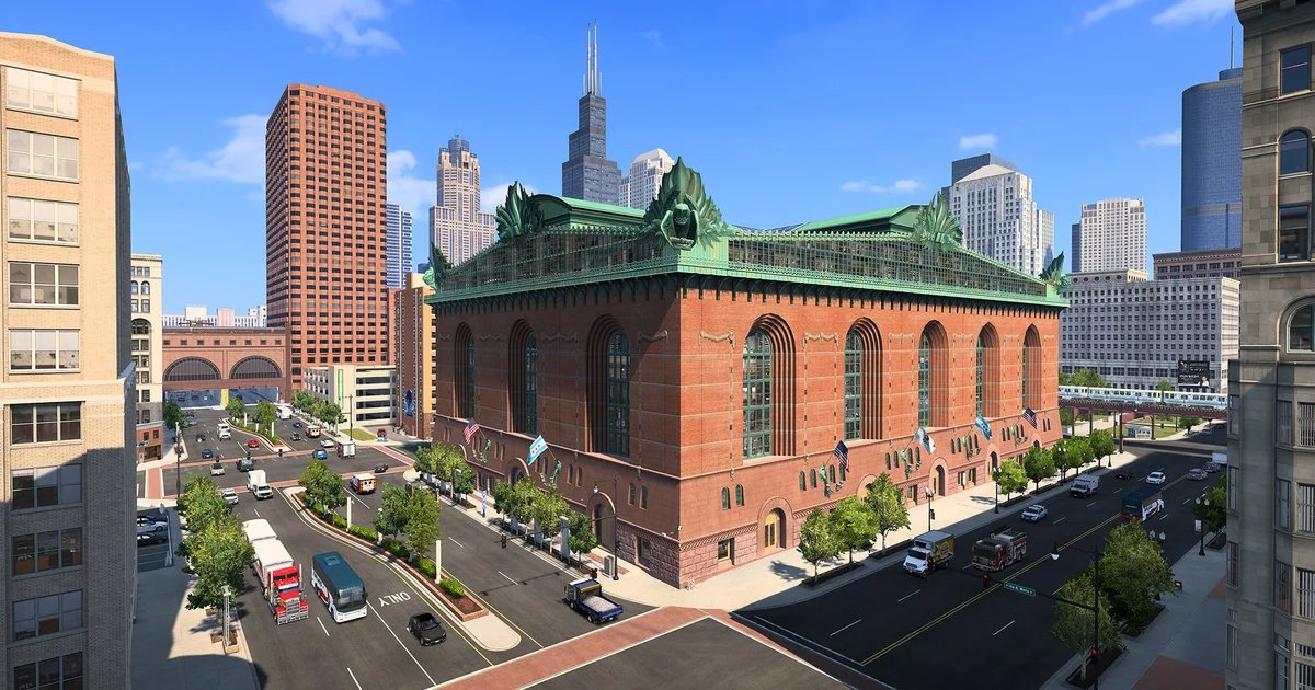 I’ve cruised from St Louis to Chicago in American Truck Simulator’s Illinois DLC, out today, and visiting the Windy City doesn’t disappoint