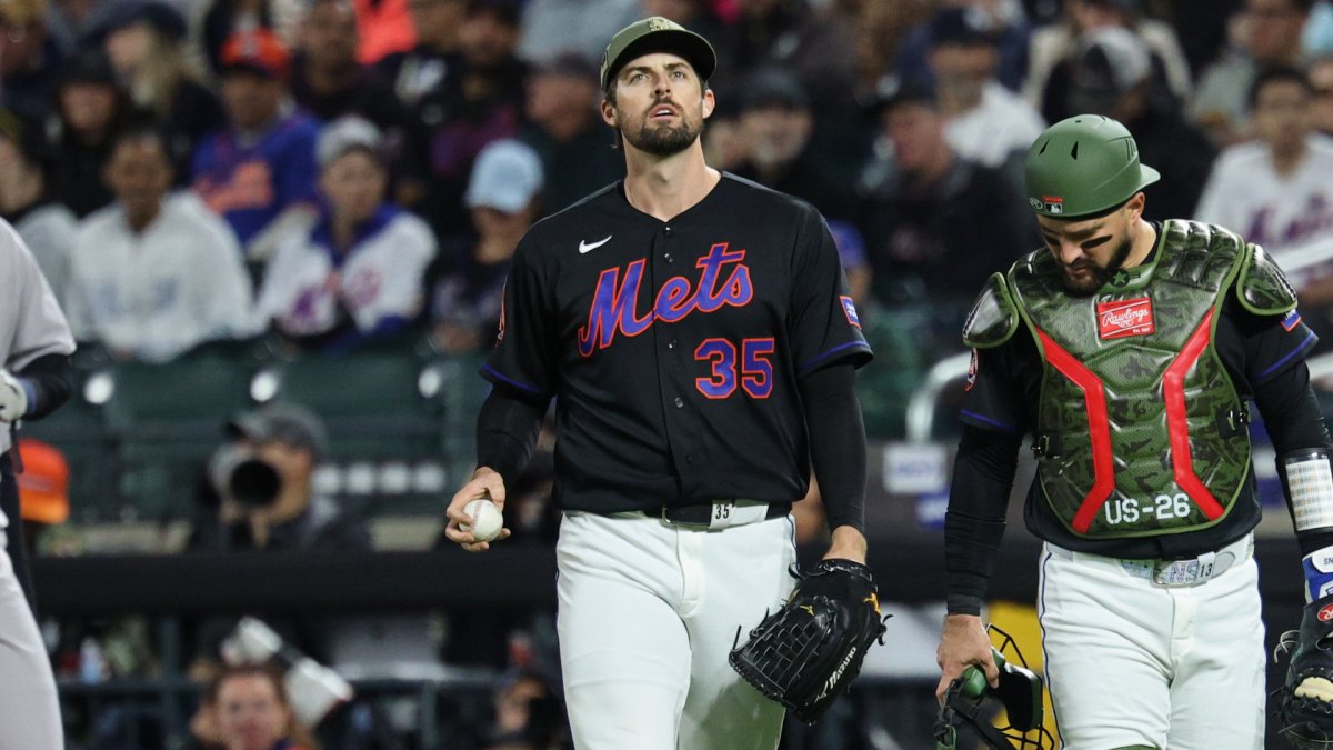 Mets pitcher out ‘a long time’ after 111 mph Yankees comebacker breaks his leg