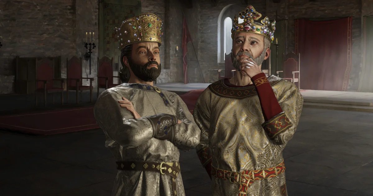 “Your infidelity will no longer be broadcasted to everyone as it happens” declares Crusader Kings 3’s latest patch, unless you made a baby at a certain time