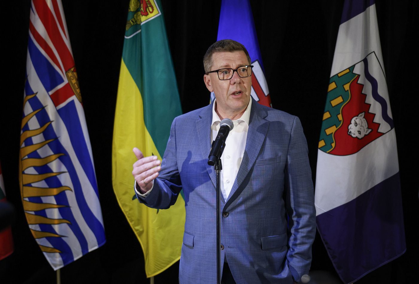 As Alberta battles with separation, Saskatchewan’s Moe affirms party wants to stay