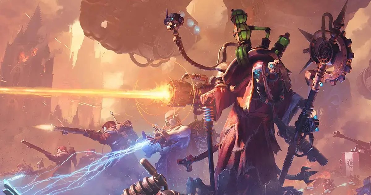 “If they turn off, they might not be able to turn them on again”: The charming reason behind Dawn of War 4’s excitable, dancing mech