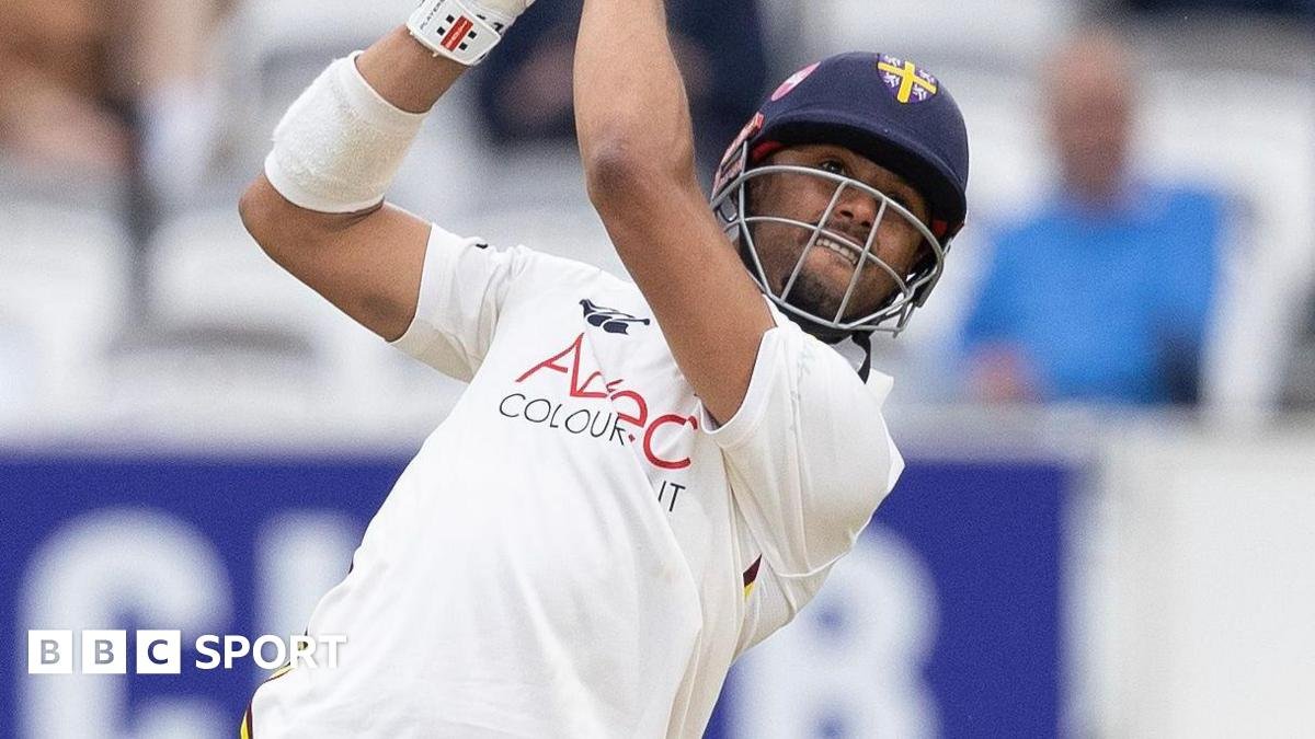 County Championship: Emilio Gay hits century for Durham at Middlesex