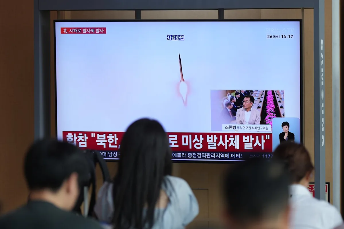 North Korea launches ballistic missile and other weapons over the sea in latest show of force