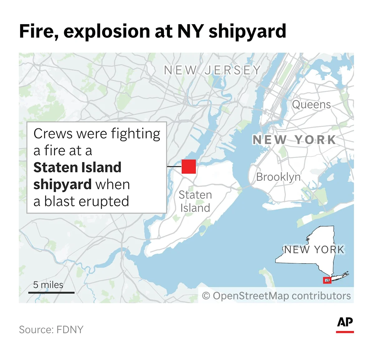 Investigators looking for cause of fatal New York explosion that also wounded over 30 firefighters