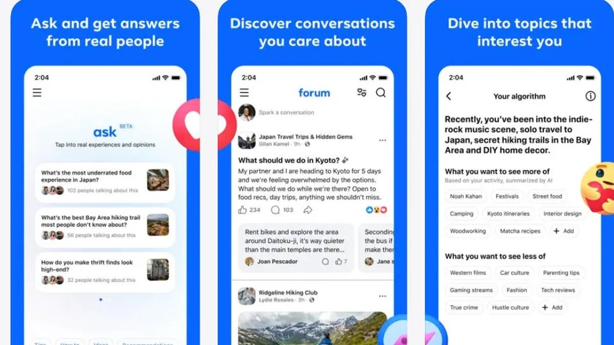 Forum Is Meta’s Dedicated App for Bringing Your Facebook Groups Together in One Feed