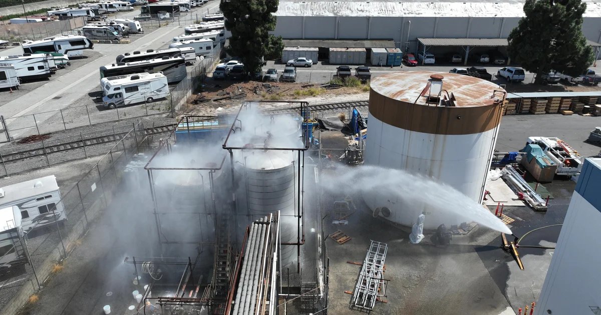 Los Angeles tank holding dangerous chemicals is set to explode or leak, officials say. Here’s what to know