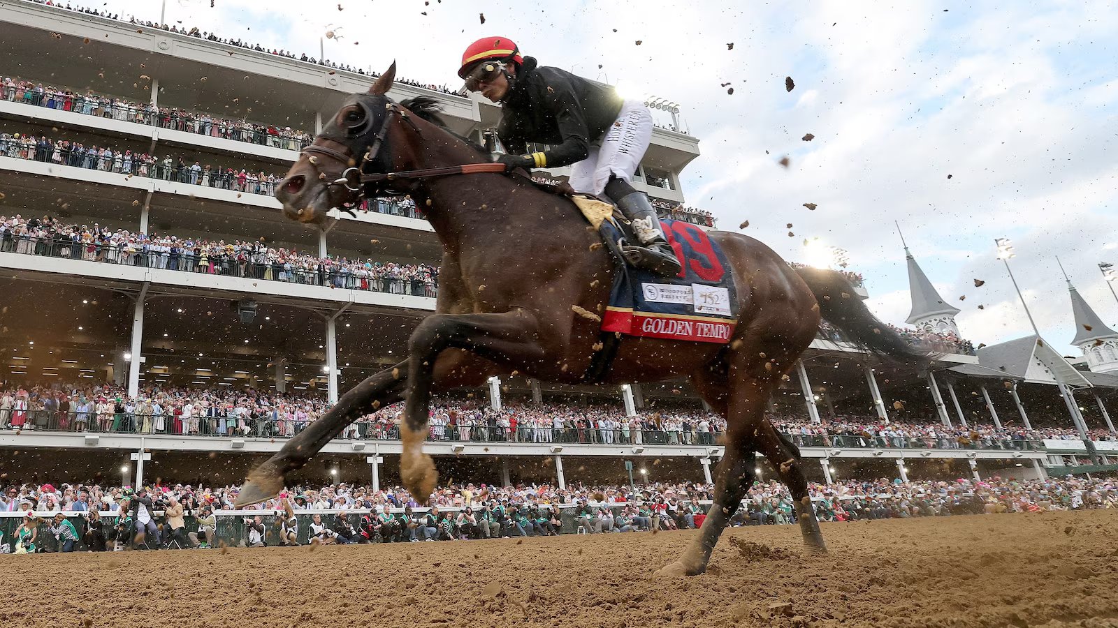 Kentucky Derby winner Golden Tempo is not running in the Preakness