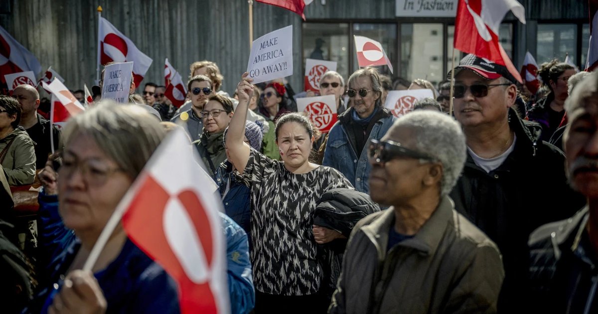 Greenlanders protest against Trump as the U.S. opens new consulate